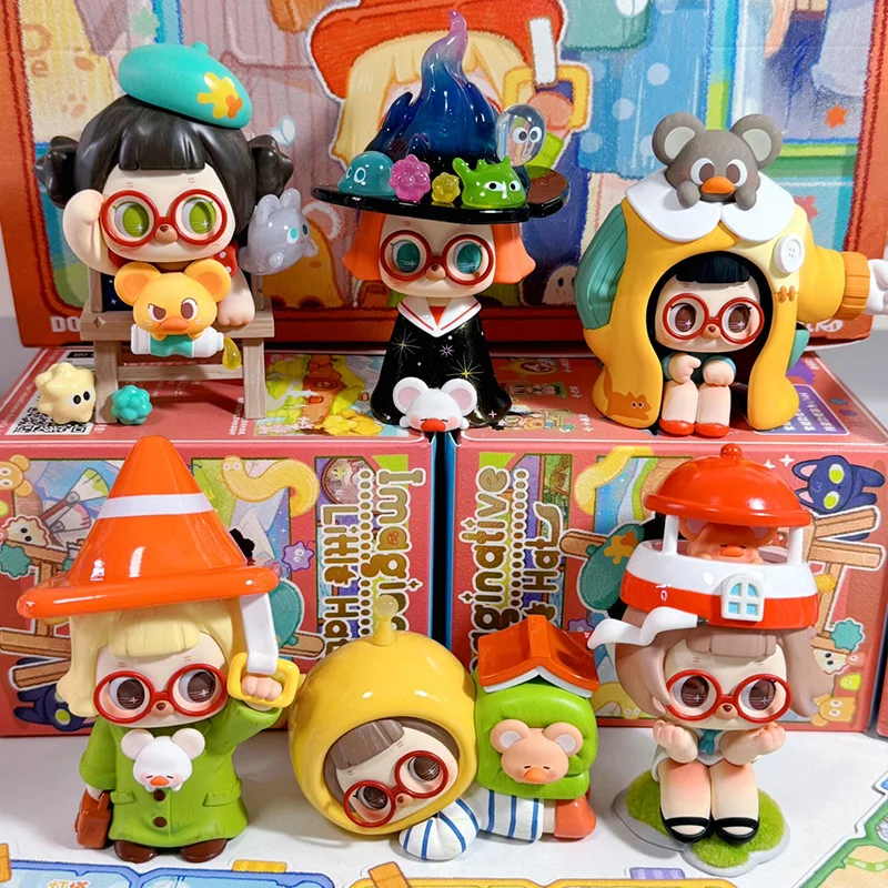 

Pepper Imaginative Little Hat Series Blind Box Kawaii Pepper Figure Mystery Box Action Figure Surprise Bag Doll Model Statue Toy