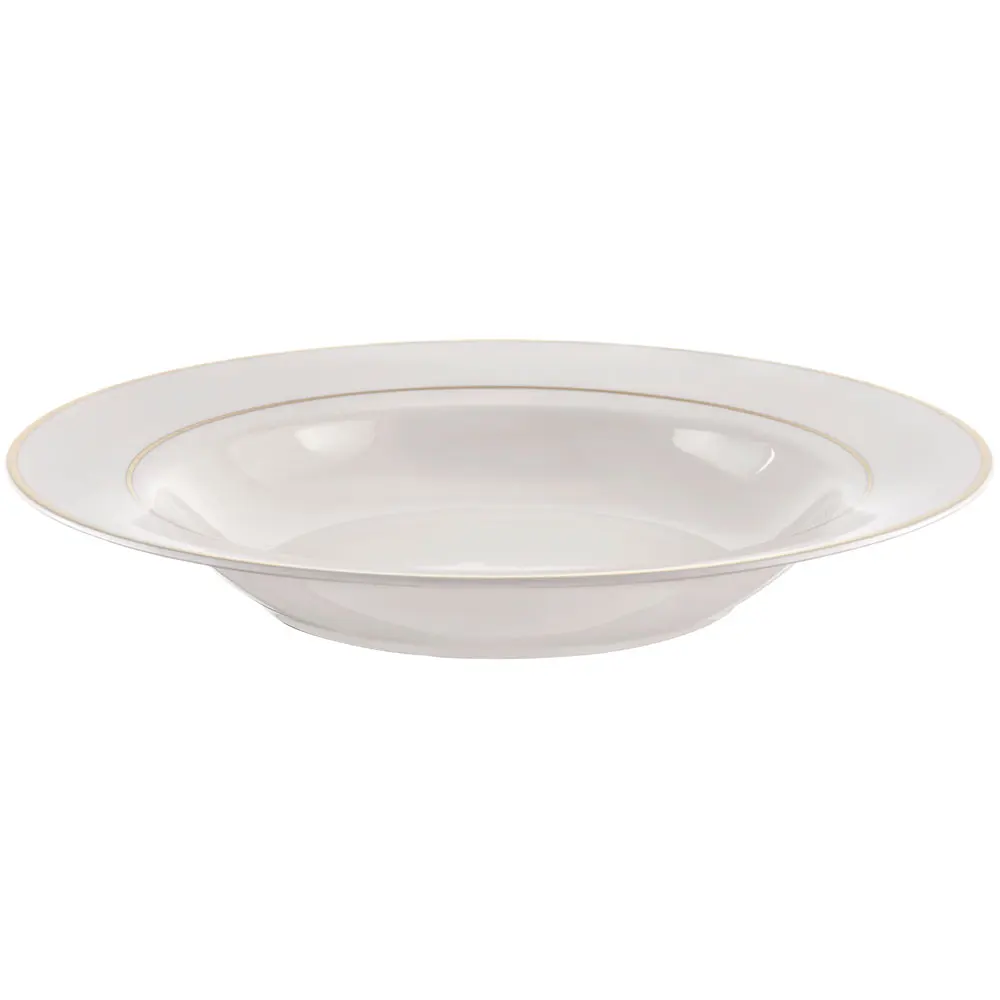 Ambition Soupe Assiette à dîner porcelaine blanc 23 cm