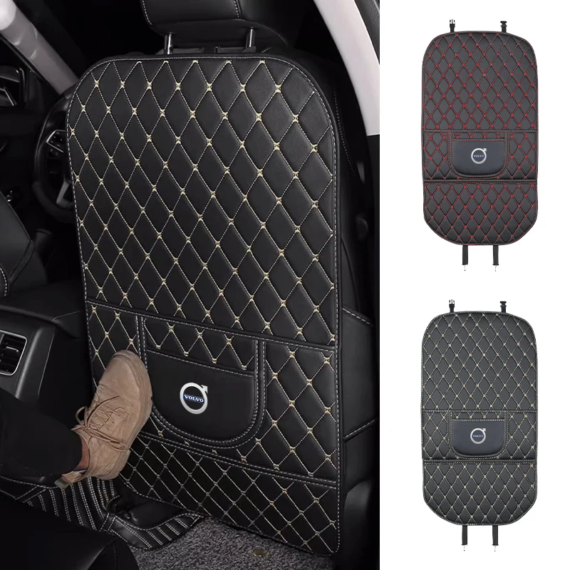 

Car Rear Seat Back Anti Kicking Pads For Volvo XC40 XC60 XC90 V40 V60 S60 V50 V90 S80 C40 V70 XC70 C30 C70 Rdesign Accessories