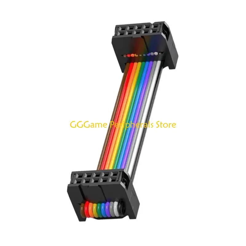 

U55B 2.54mm Rainbow Ribbon Female to Female Cable For Electronic Project