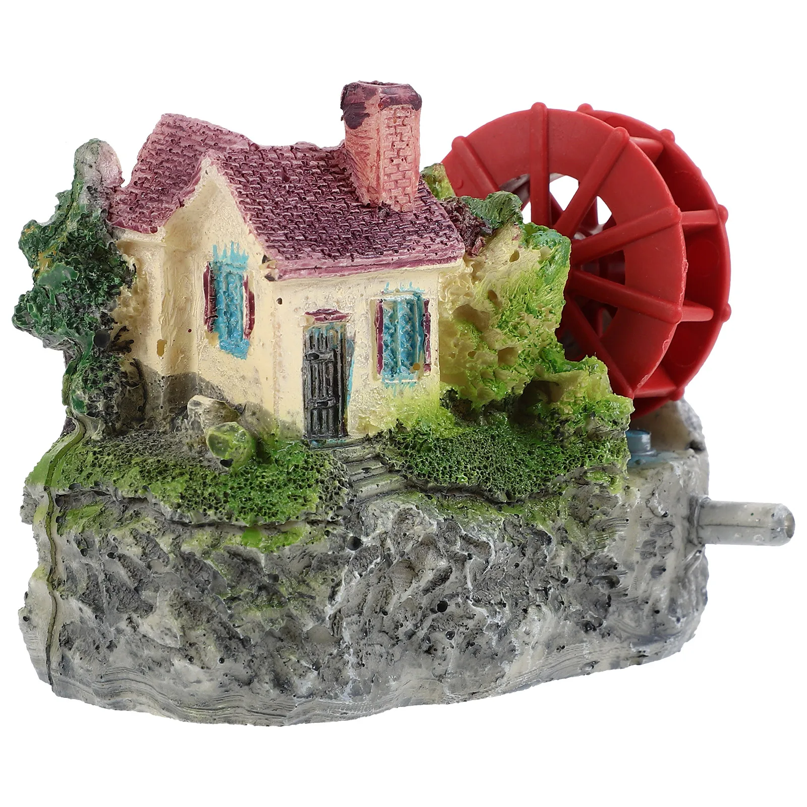 

Fish Tank Decoration Villa Resin Landscape Ornament Aquarium Hideout Desktop Decor Craft Small Lightweight Statue Fake