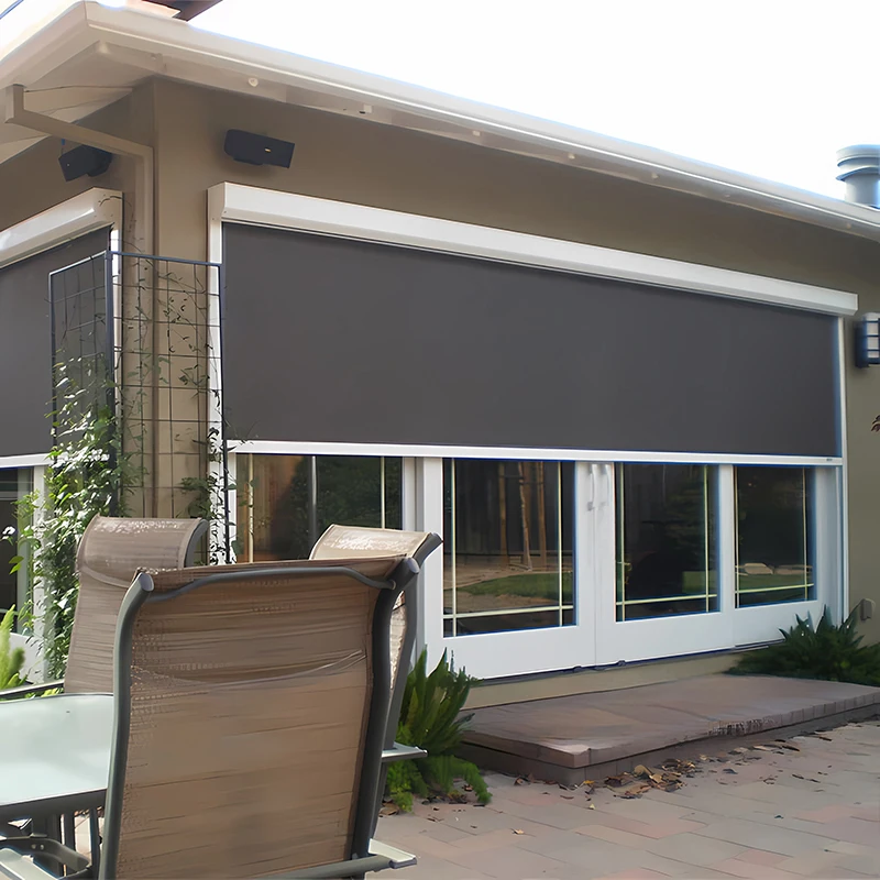

Heavy Duty Windproof Roller Shutter for Outdoor Patio Shop - Durable Protection against Weather Elements