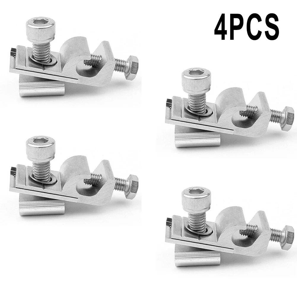 

Solar Panel Mounting Bracket Fixing Clamps Ground Lugs Fasteners Photovoltaic Support For Solar System Install Accessories