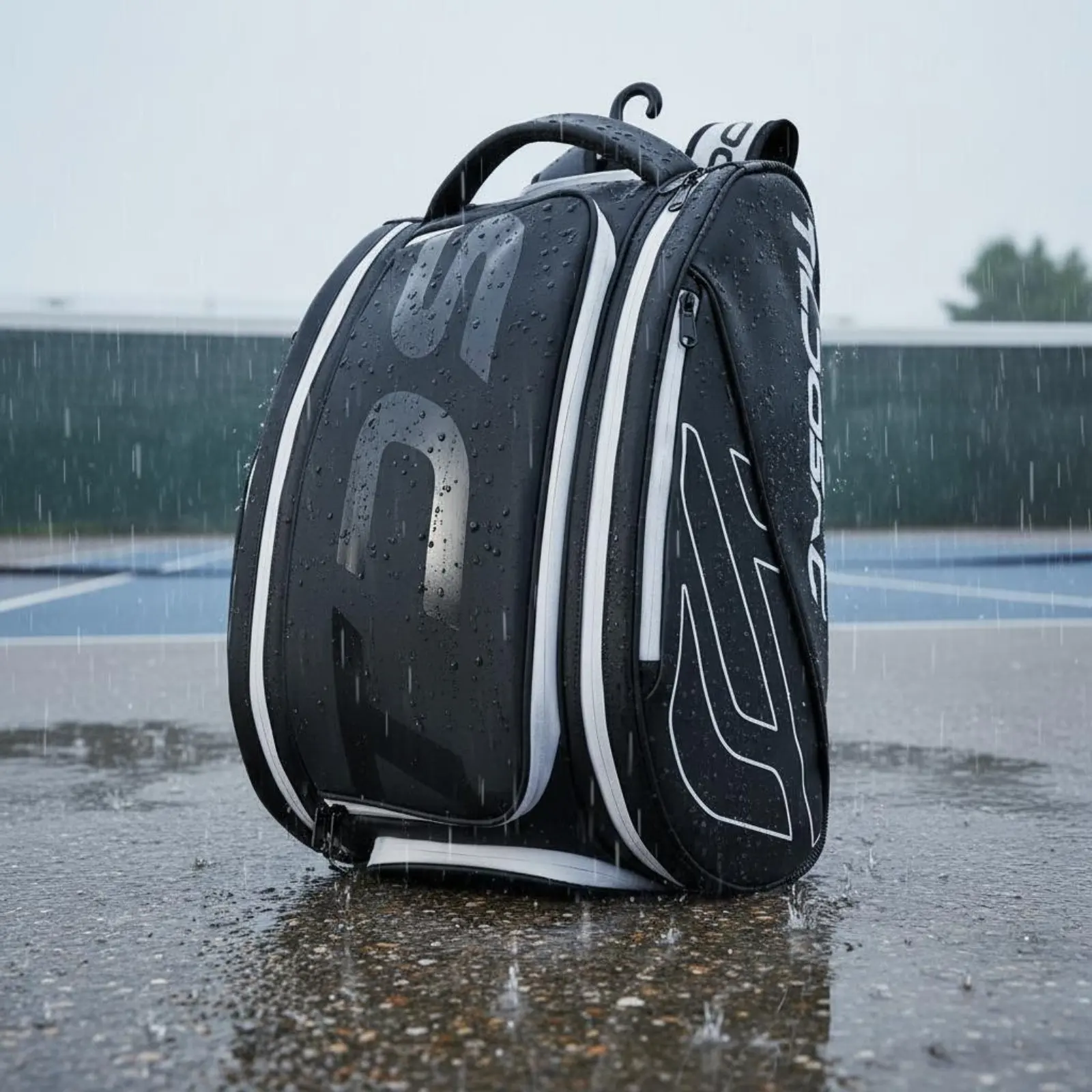 Pickleball Backpack Bag Long-Lasting Multi-Compartment Racket Bag Tennis Racket Backpack Machine Washable Dry-Wet Separation