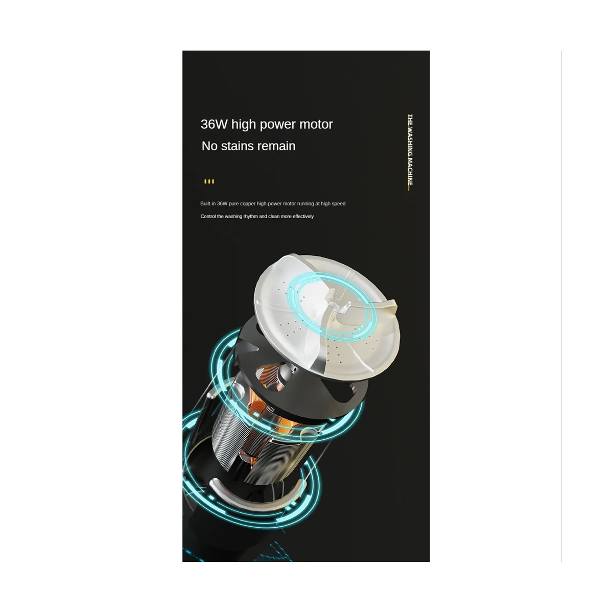 휴대용 미니 세탁기, 접이식 캠핑 여행용 작은 천 세탁기, 파란색 US 플러그