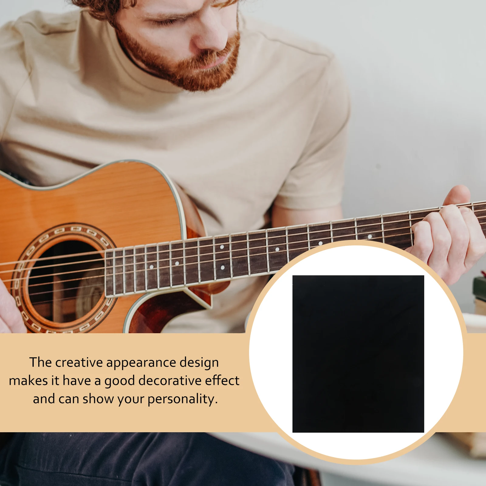 

Creative Guitar Sticker Anti Scratch Protector Durable Decorative Guard Board Sticker For Guitar Accessories