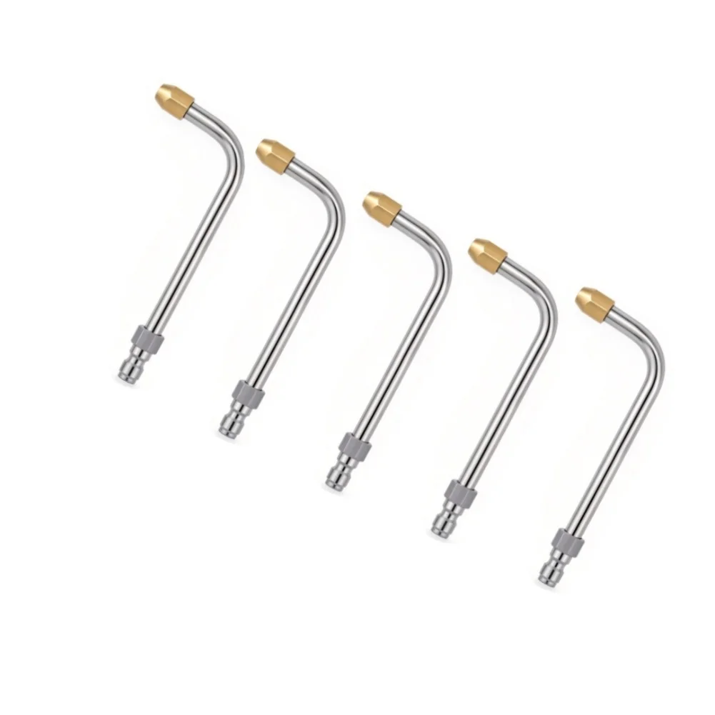 Pressure Washer Extension Wand Pack: 5pcs with Dual Use Capability for Vehicle and HVAC Component For Cleaning