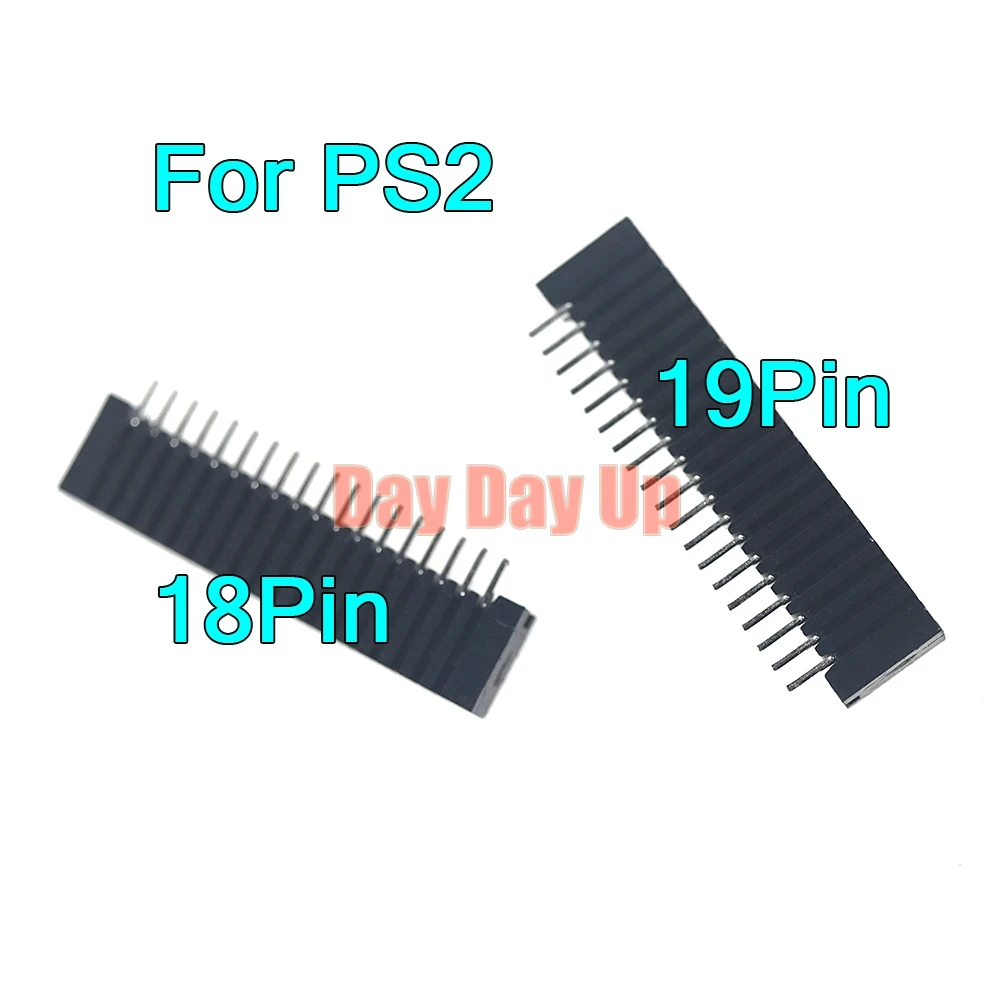 Soquete de filme chave, 2 peças, 18 pinos, 19 pinos, 32 pinos, para sony ps2, fita flexível, cabo flexível, porta de conexão, conector de soquete de filme condutor
