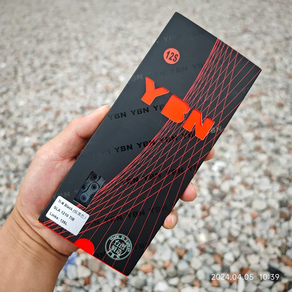 YBN Mountain Road Bicycle Ultra Light Hollow Black Chain 116/126L, Suitable for SHIMANO and SRAM Transmission Systems