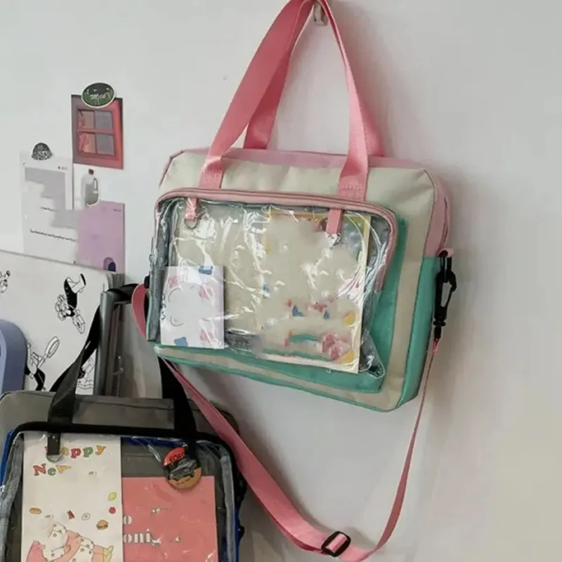 Japanese Cute  Two-dimensional Doll Bag Girl Student JK Crossbody Bag Cool Genjuku Style Women's Shoulder Bag