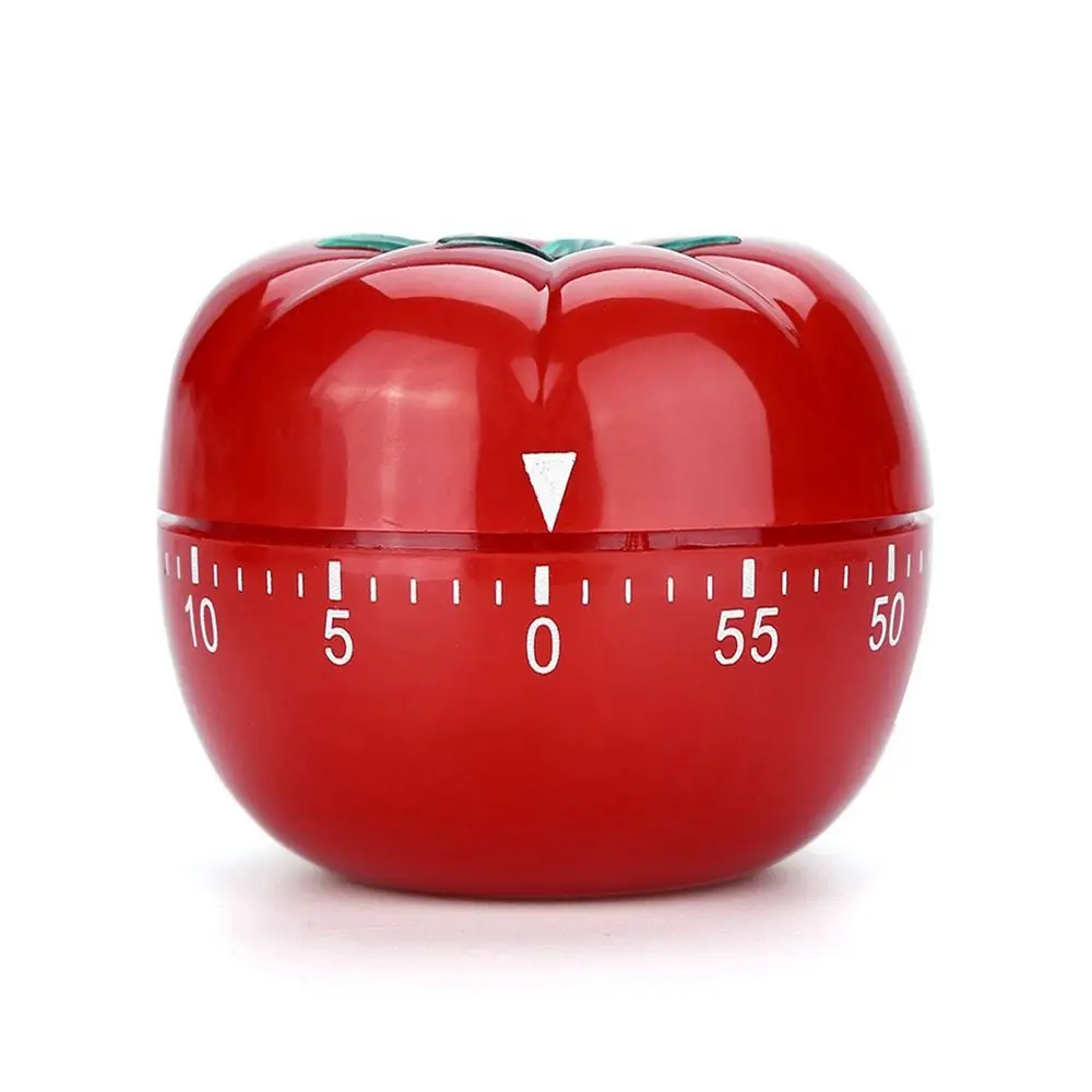 Kitchen Craft Mechanical Wind Up 60 Minutes Timer 360 Degree Rotating Tomato Shape Kitchen Cooking Timer