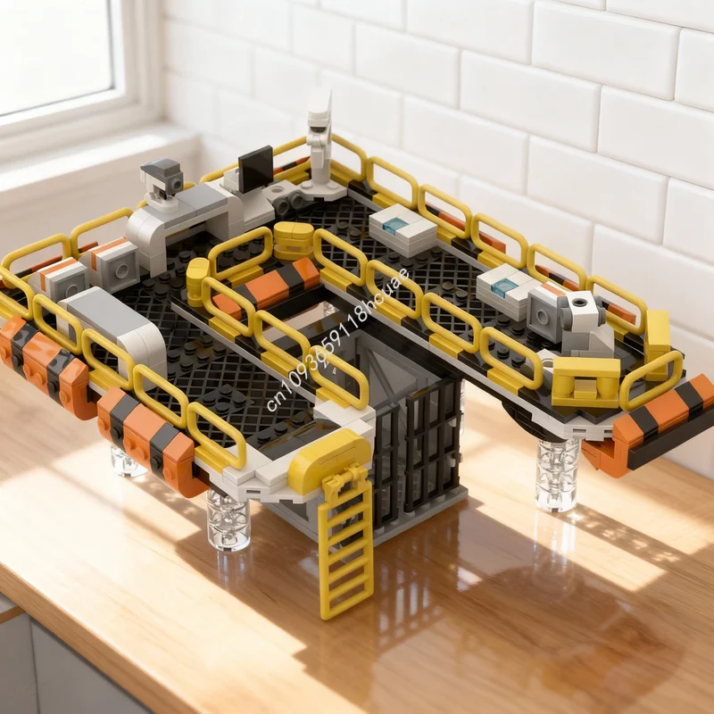 

565pcs MOC Subnautica Below Zero Pengwing Cage Aquazone Model Building Blocks Construction Toy Christmas Gifts Brick Kids