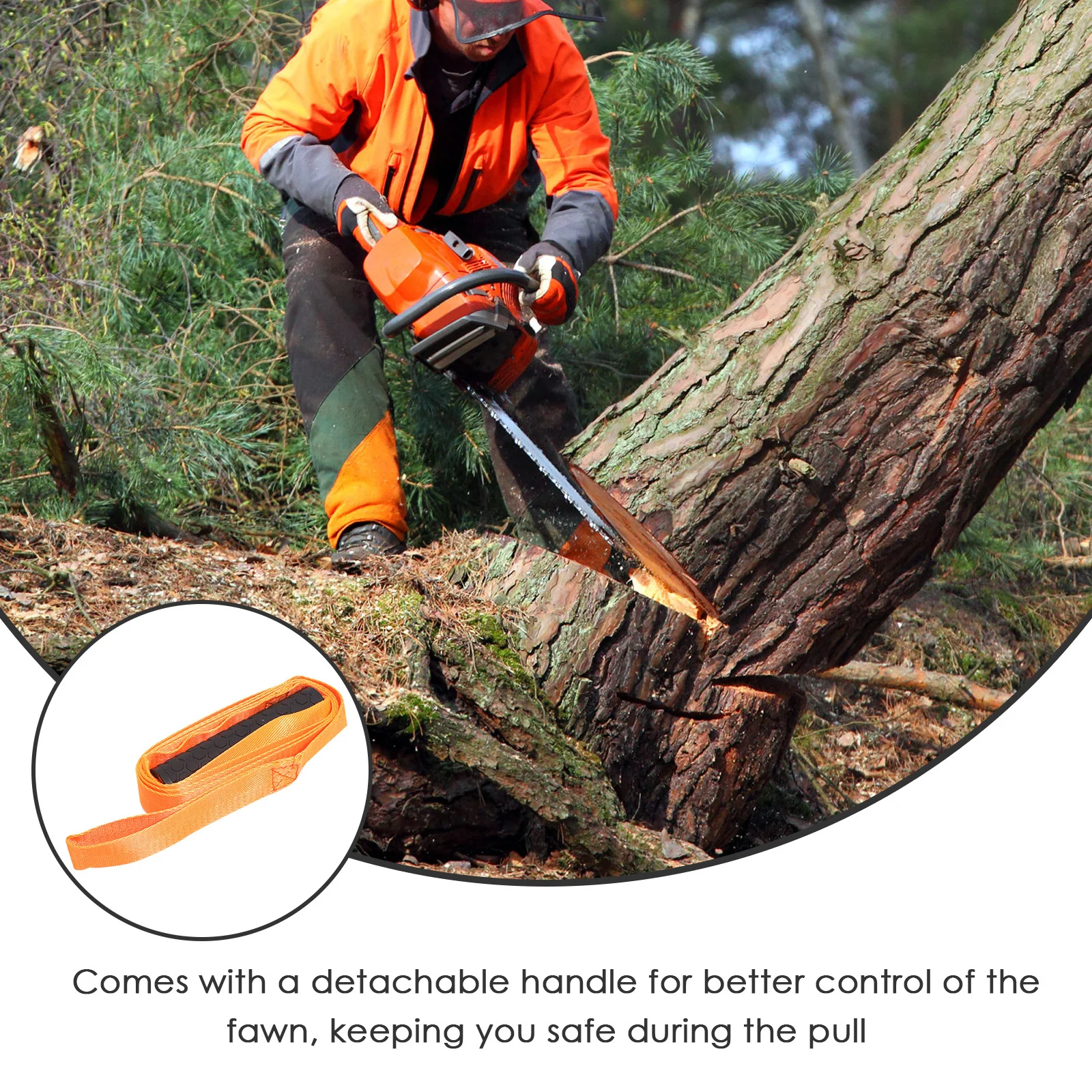 

1pc Deer Heavy Duty Nylon Hunting Gear Portable Outdoor Supply For Hauling Logs Elk Animal Feed Turkey