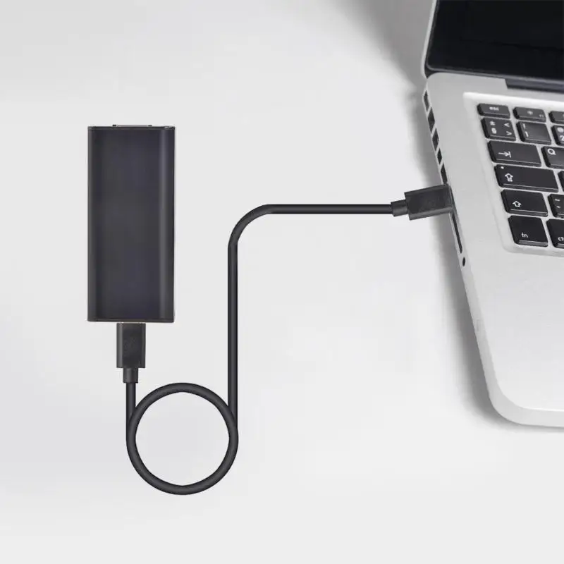 652f Fast Type C para Gigabit Poe Ethernet Adaptador 1000Mbps RJ45 Conversores para acesso estável