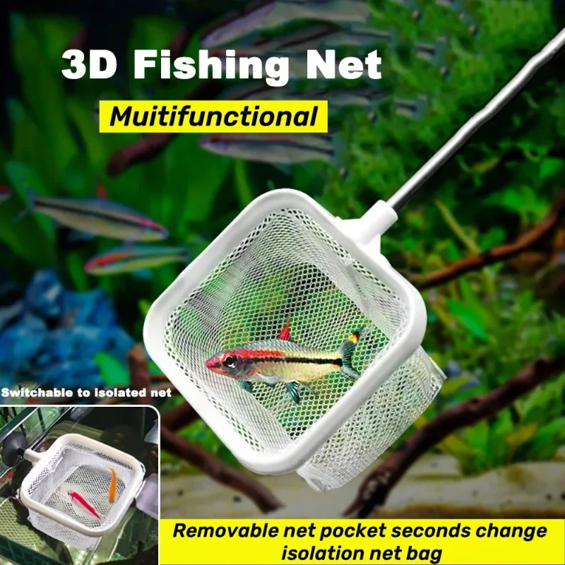 15 fish tank net Aquarium Co-Op skimming debris Aquarium Square Fishing Net With