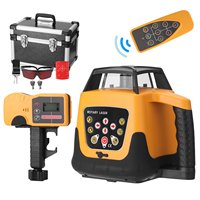 635nm Red Laser Line Automatic Self Levelling Machine Opeartion Modes Rotating Direction Speed Angle Adjustable Laser Level