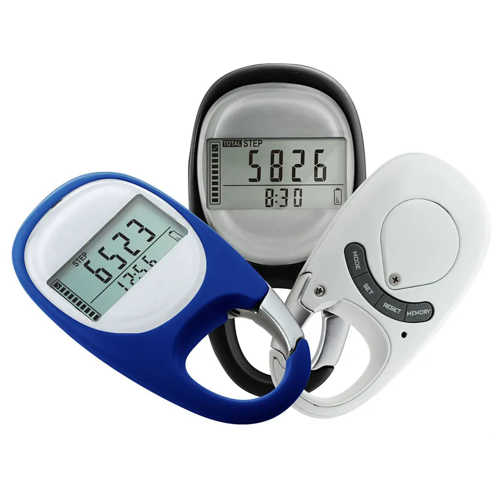 

Pedometer 3D Clip Keys Waistbelt Accurate Counter Fitness Sports Running Step Counter Random Color