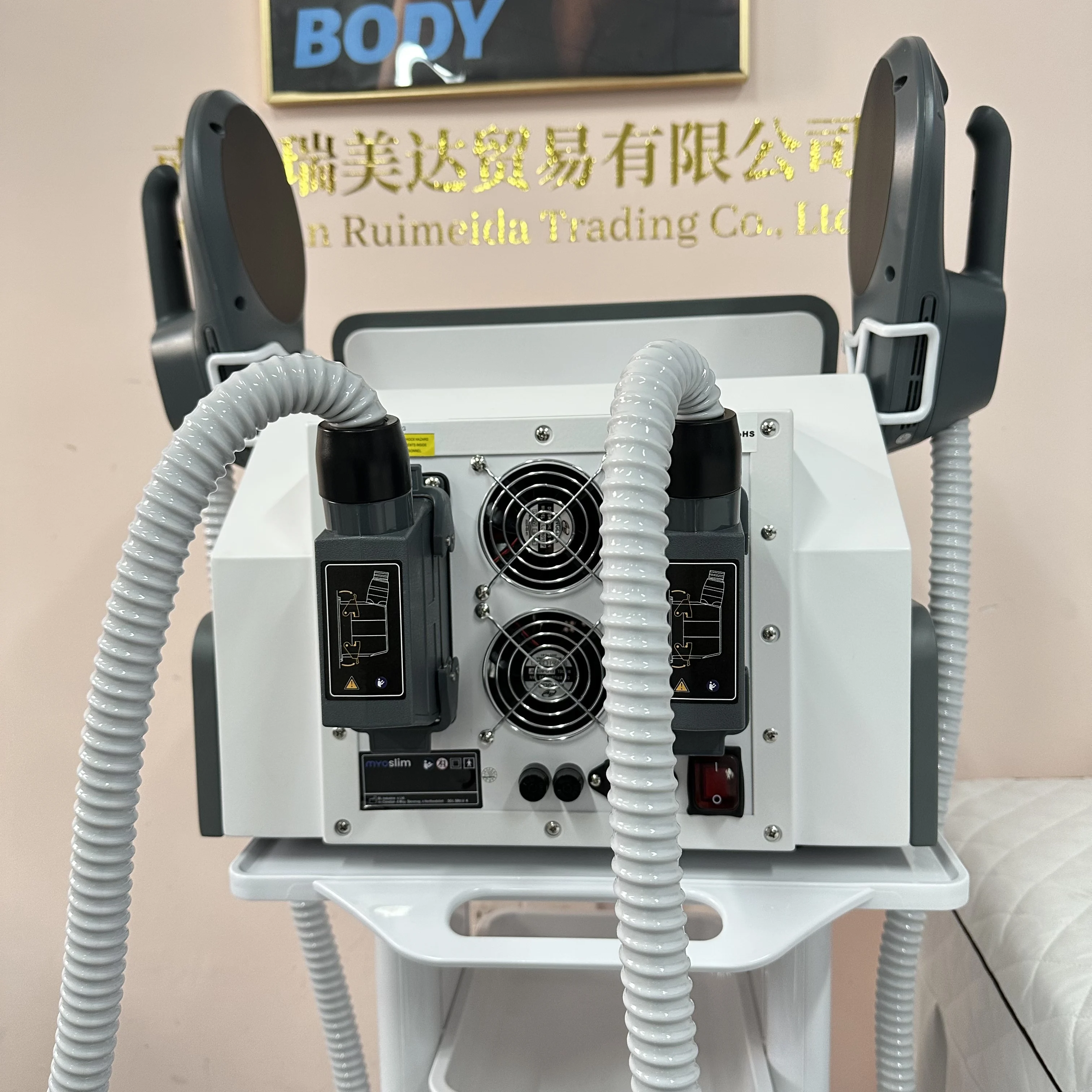 

MYoslim 15Tesla EMS RF Body Sculpting Machine 6500W High Power Fat Burning Slimming Muscle Stimulator Electromagnetic Therapy De