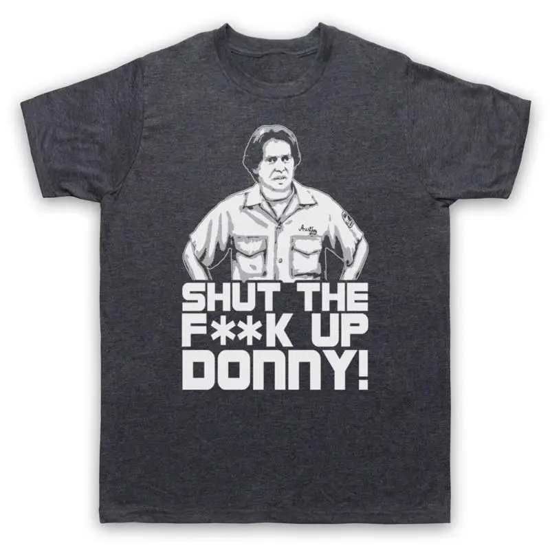 Camiseta oficial de BIG LEBOWSKI con la frase SHUT THE F UP DONNY WALTER para hombre y mujer