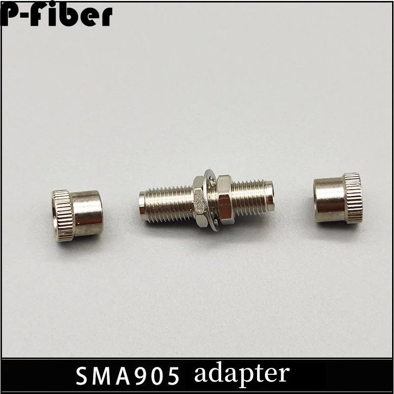 Adaptor serat optik SMA905 coupler SMA Lengan pencocokan optik p-fiber 1 buah