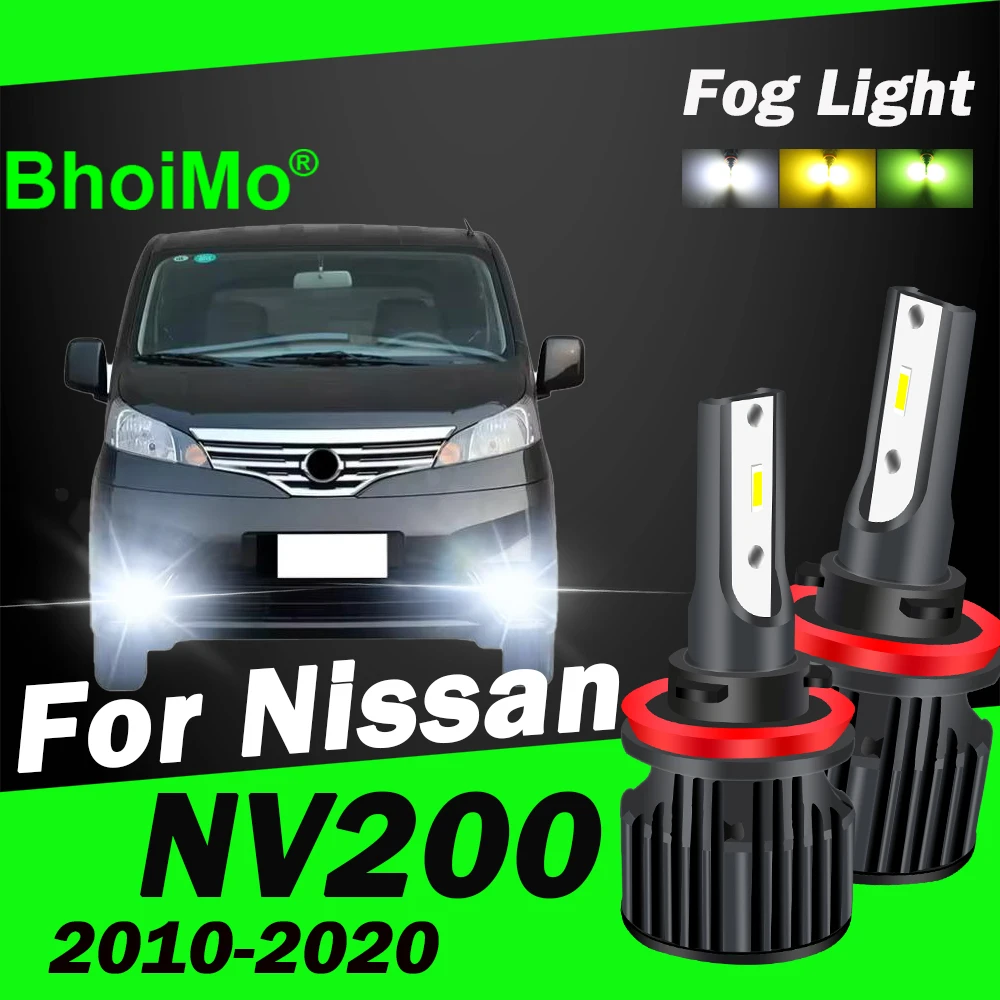 

BhoiMo Led Car For Nissan NV200 Front Fog Light 2010 2011 2012 2013 2014 2016 2017 2018 2019 2015 2020 Bulb Auto Lamp