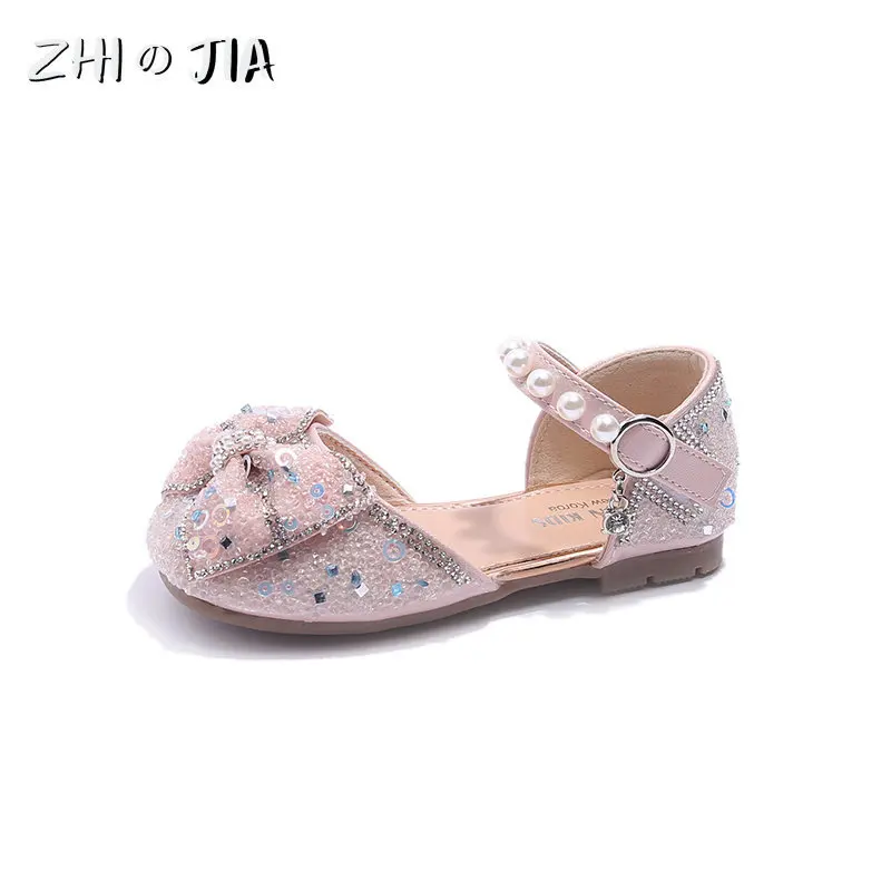 2025 New Summer Children's Lightweight Breathable Non Slip Sandals Girl Princess Shoes Pink Cartoon Flash Dance Sandals Student