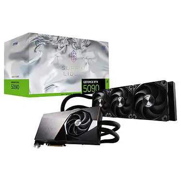 New GeForce RTX 5090 32G SUPRIM Liquid SOC ATI Chipset DVI/DP Output PCI Express Fan Cooler for Workstation Application