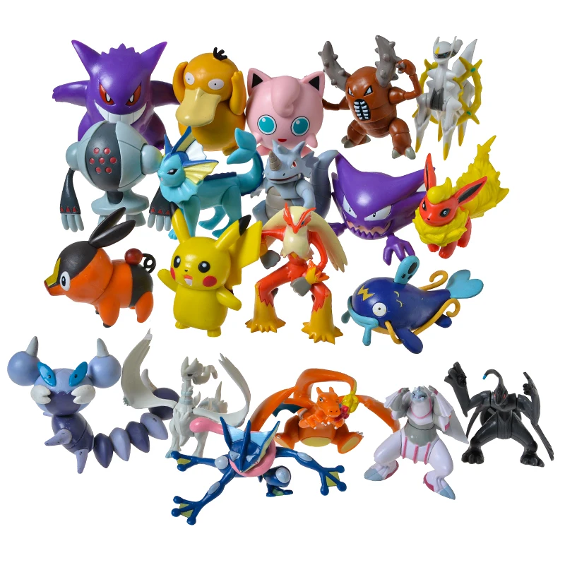 20Pcs 8-10 CM Pokemon Big Figure Pikachu Charizard Arceus Model Ornamental Decoration Collect Toys For Children's Christmas Gift