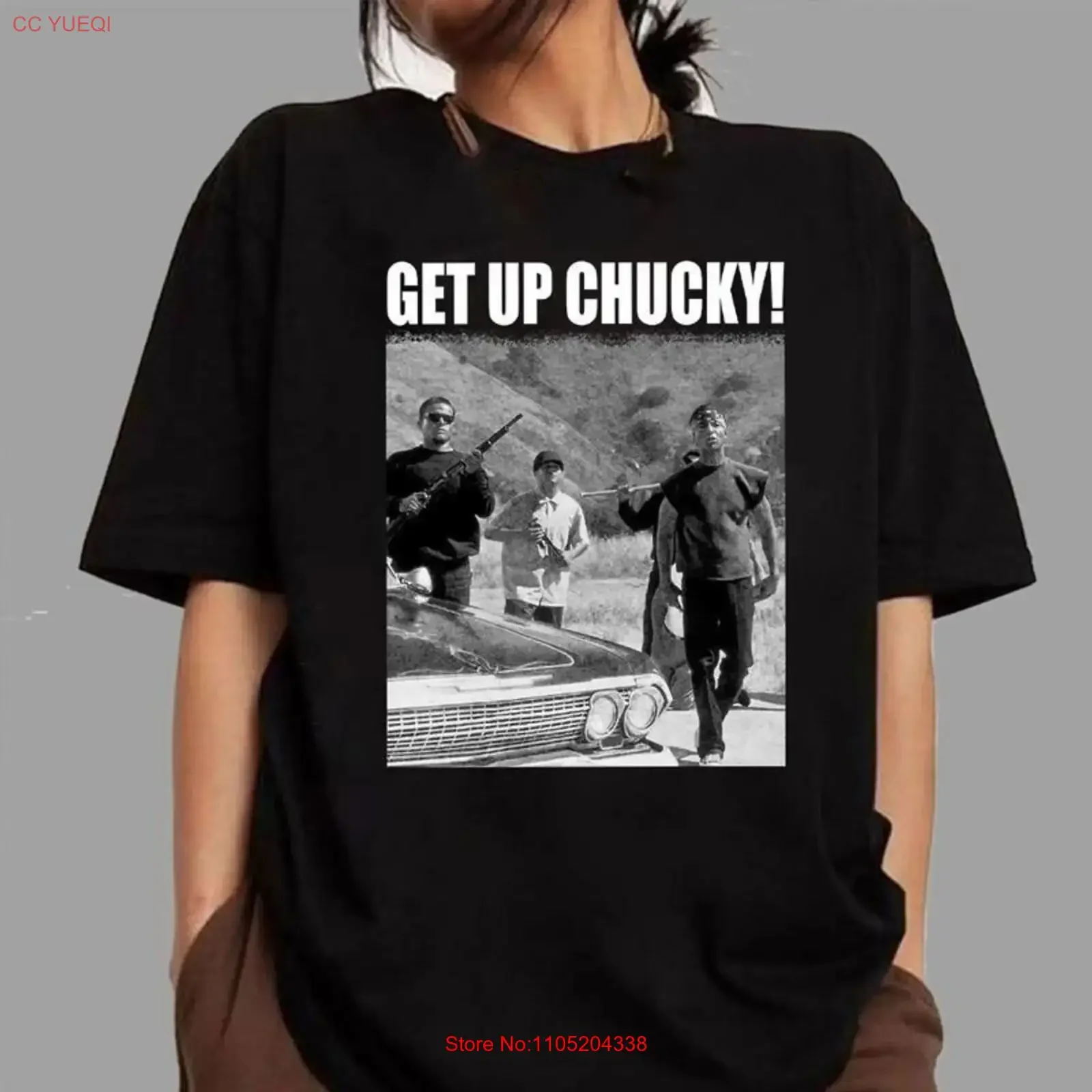 Paco Get Up Chucky Bootleg Vintage Vatos Locos camiseta película antigua SweaT Retro 90s vintage lavado transpirable versátil