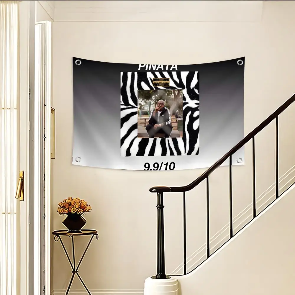 Hip Hop F-freddie Gibbs Pinata Flags  Camping Outdoor Garden room Decor  Wall Art Family Gifts