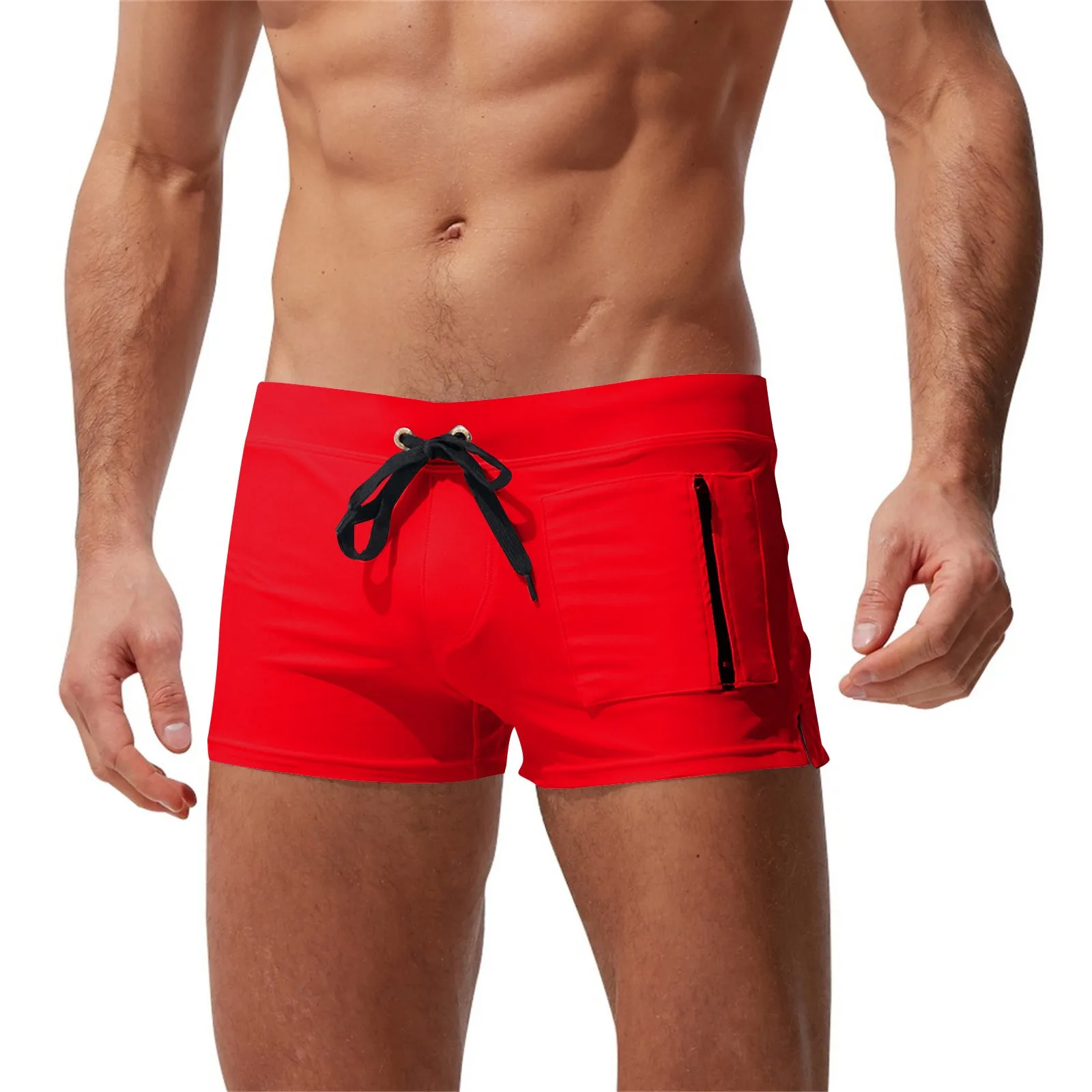 Swim Shorts Men Zipper Pocket Casual Mens Shorts Fast Dry Boardshorts Joggers Men'S Trunks Summer Mens Short Homme Masculino image 5