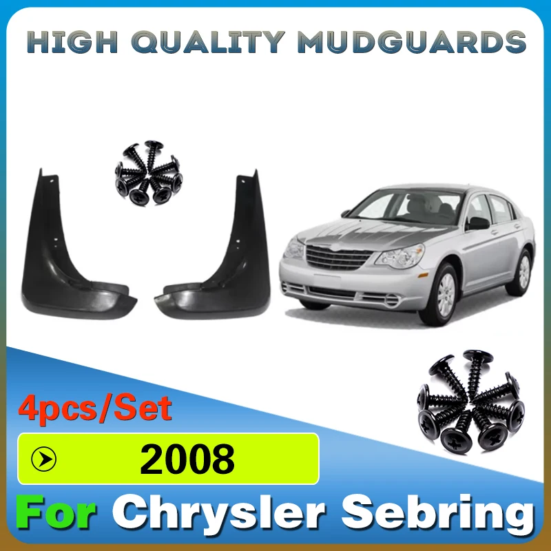 

Car Mudflaps For Chrysler Sebring 2008 Mud Flaps Splash Guards Mudguards Mud Flap Car Front Wheel Fender Accessories 2pcs