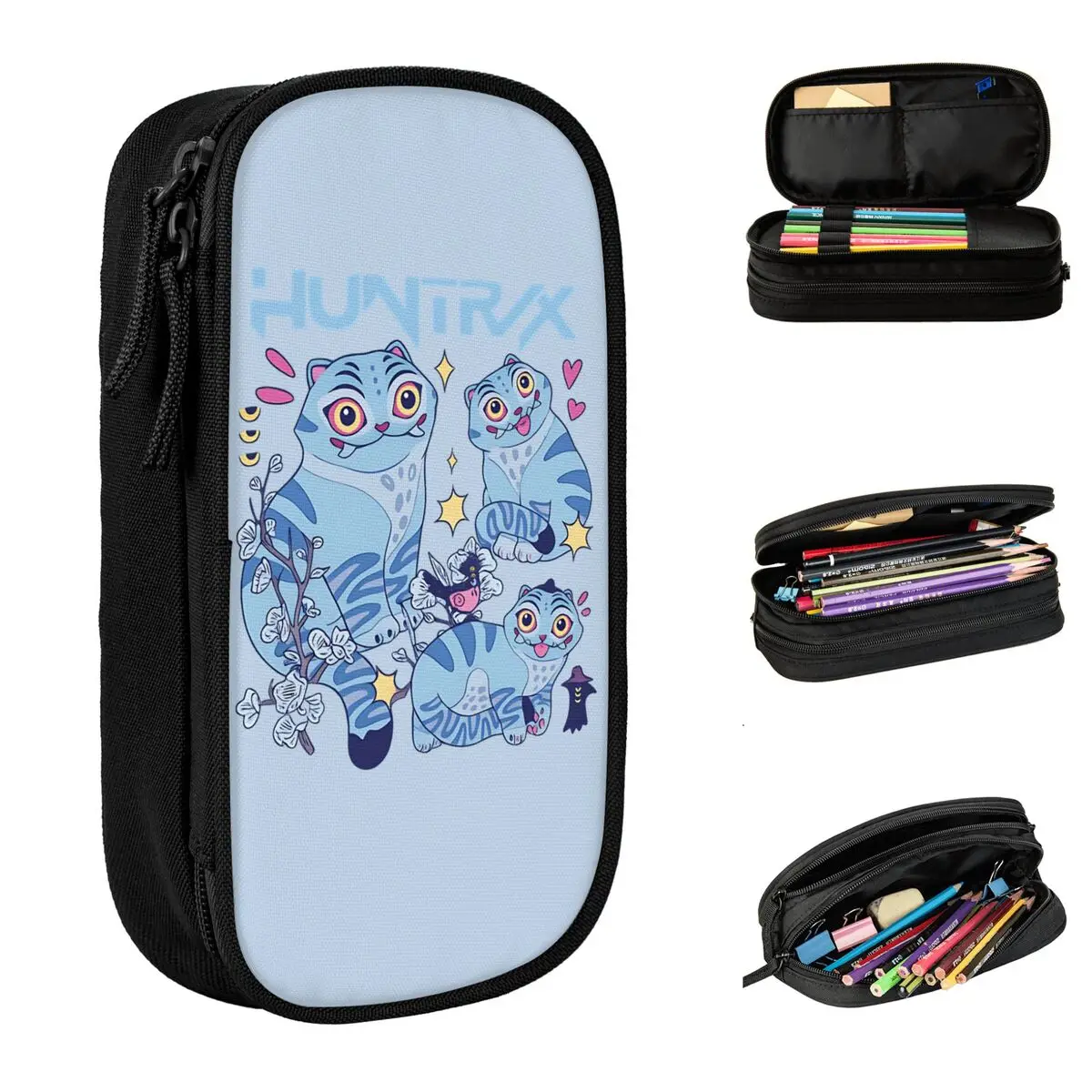 kpop-cacadores-de-demonios-tigre-jinu-manga-saja-meninos-lapis-caso-escola-lapis-casos-ziper-estudantes-universidade-caneta-caixa-material-escolar