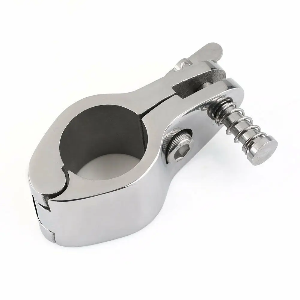 

yj15 316 cast stainless steel pin type 25mm pipe clamp sliding sleeve, marine yacht hardware accessories