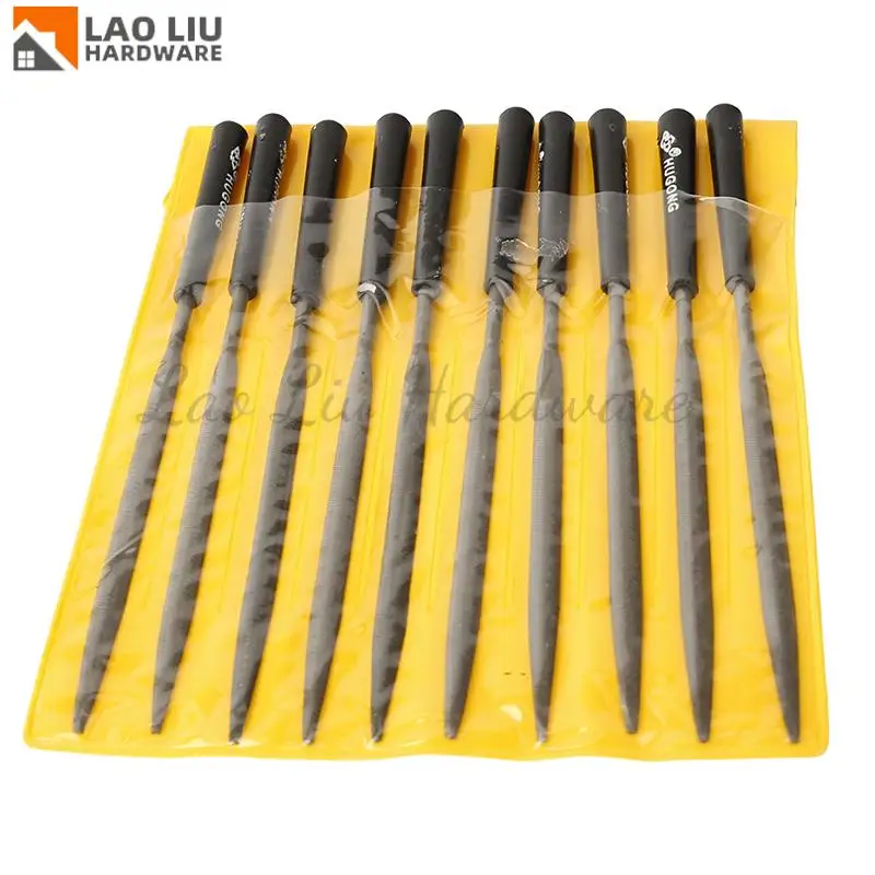 

10Pcs 3x140mm Needle File Set DIY Wood Rasp File Needle Jewelry Stone Polishing Carving Diamond File Handy Tools Ceramic Craft