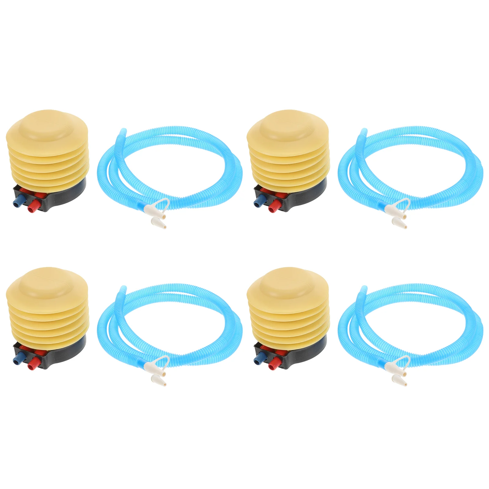 4 Pcs Portable Boat Pump Foot Inflation Tire Air Inflatable Bed Balloon Plastic for Inflatables