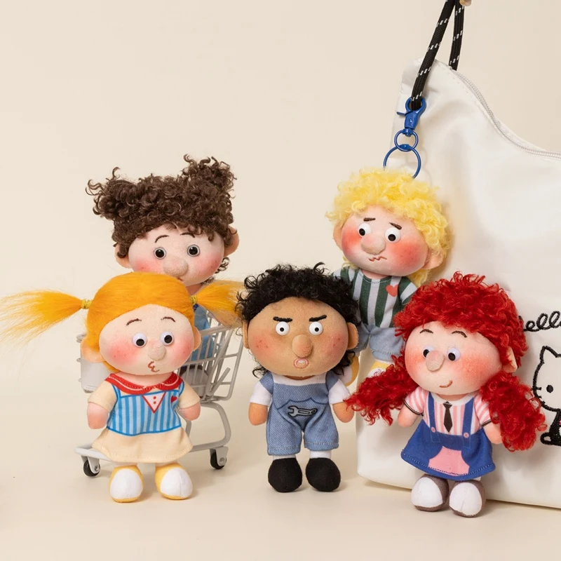 

16cm Ugly And Cute Curly Haired Plush Doll Freckle Boy Girl Pendant Bag Decoration Birthday Gift Good Friend Gift