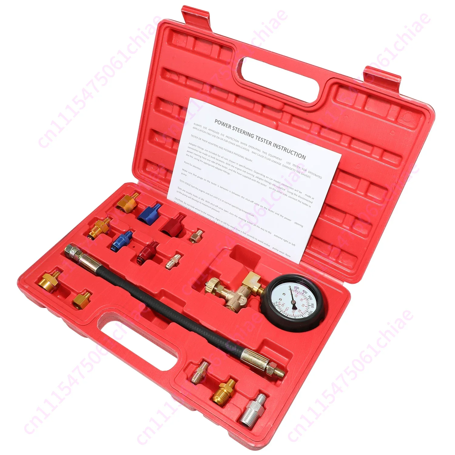 Automotive Hydraulic Power Steering System Tester Hydraulic Pressure Gauge