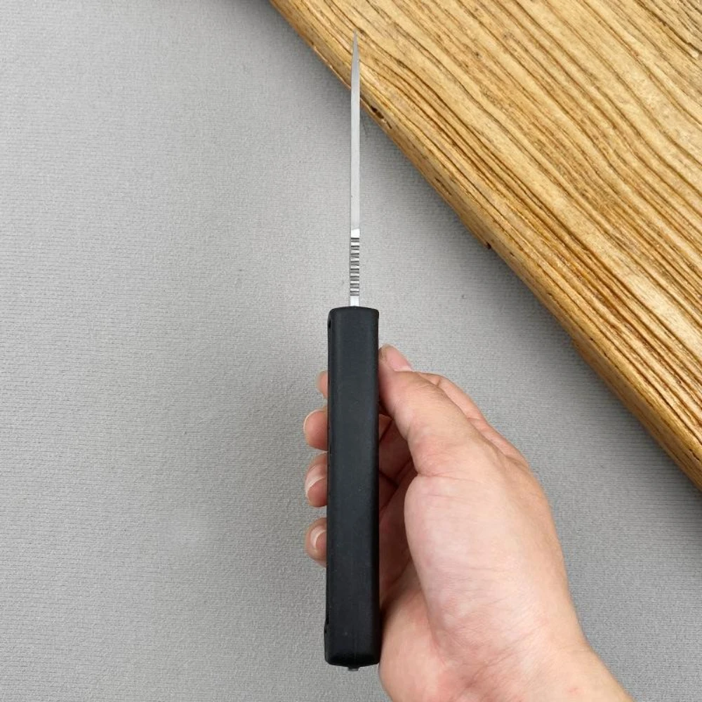 سكين المجال المحمولة المحمولة سكين ثابت 7Cr13Mov شفرة ألياف النايلون مقبض في الهواء الطلق متعددة مفيدة التخييم الصيد أداة #3