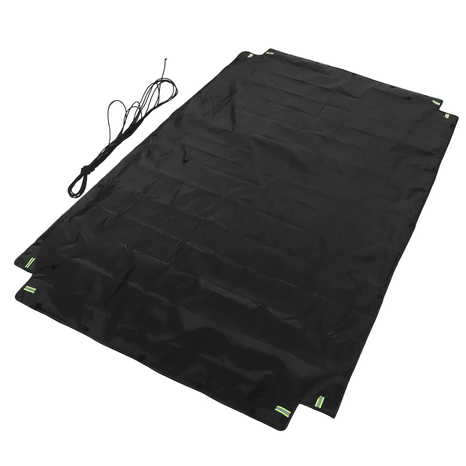 Heavy Duty Oxford Fabric Utility Trailer Cover for Tricycle Truck Bed Dump Cart Outdoor Storage Weatherproof Foldable Protection