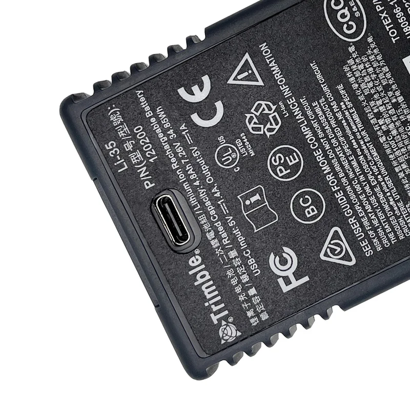 Black 120200 Compatibility For Trimble Lithium-Ion Removable TSC510 and TSC710 Li-35 Battery Pack