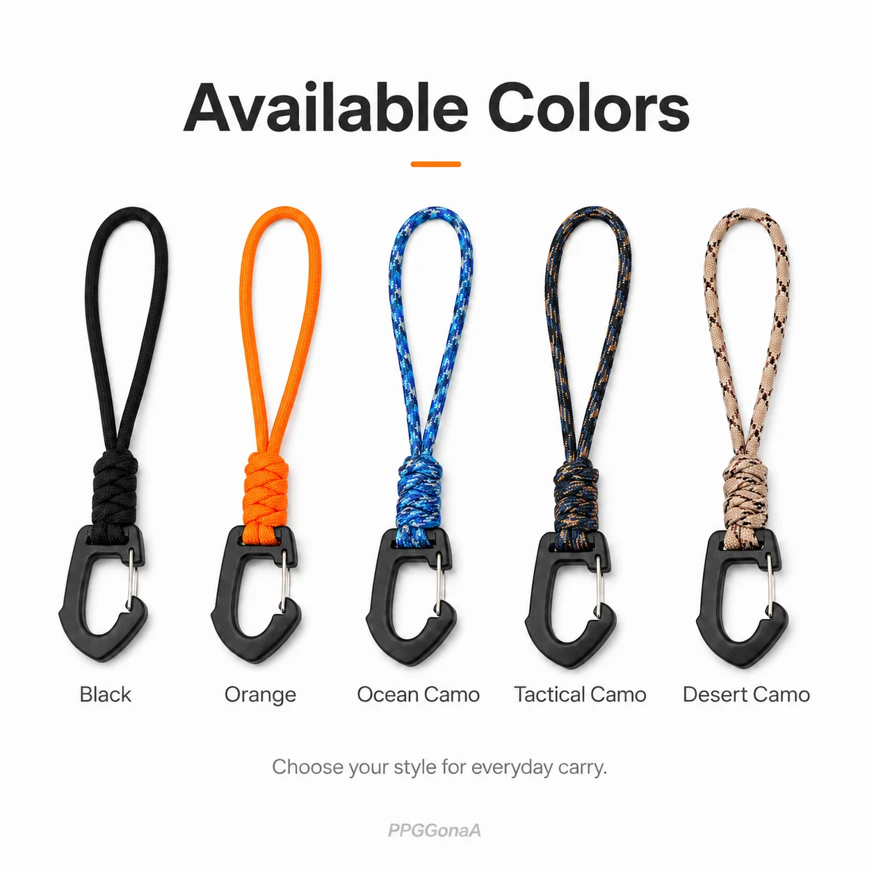 7-Strand Paracord Key Lanyard Wrist Strap with Quick Clip Hook Anti-Lost Keychain for Camping Hiking EDC Gear