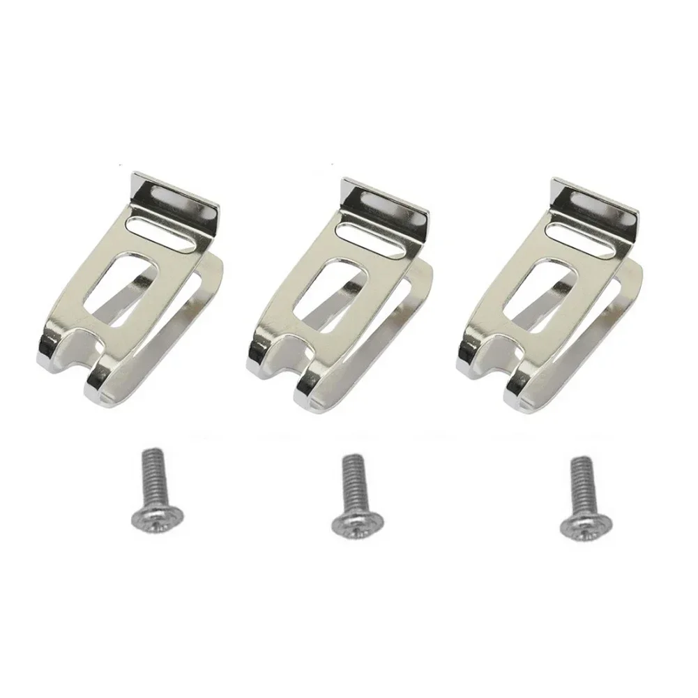 3Pcs Belt Clip Hook With Screws Set For For Makita 18V LXT Cordless Drills Impact-Driver Power Tools Accessories 251314-2