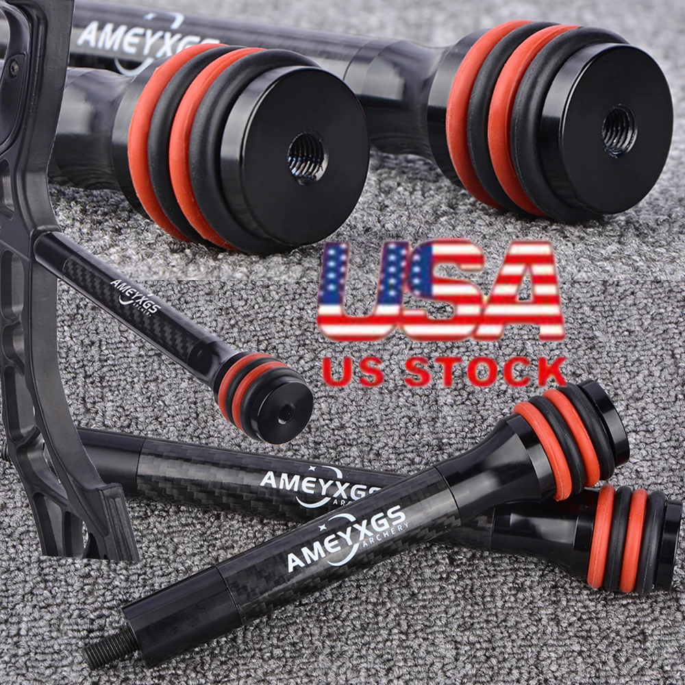 

Стабилизатор для лука из углеродного волокна с ЧПУ, 6/8/10/12 дюймов, амортизирующая штанга, аксессуары для охоты и стрельбы из лука