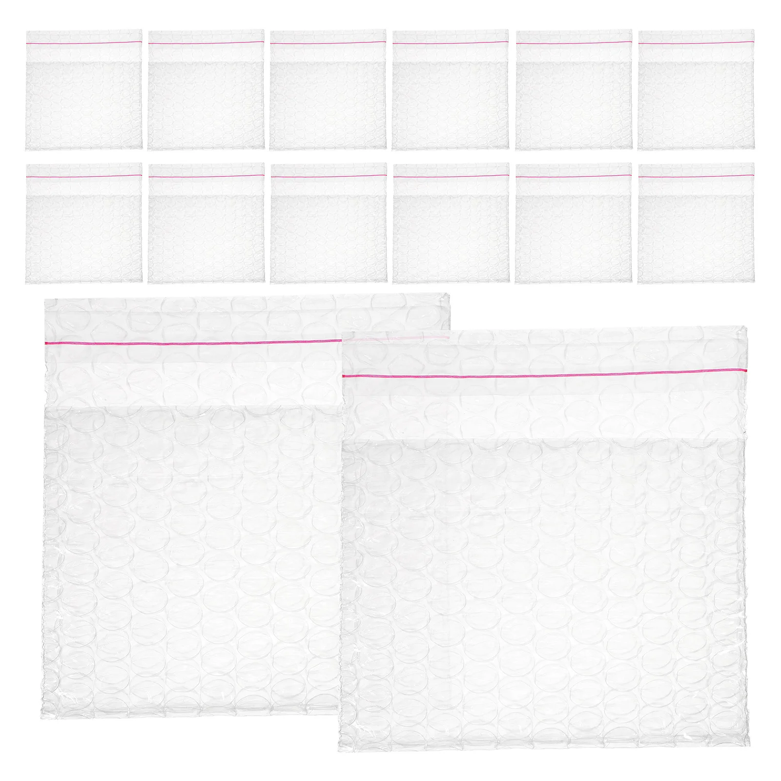 Double Layer Shockproof Self Adhesive PE Material Moving Packaging Pouches Plastic Packing Bubble Sleeve Clear Cushioning Wrap