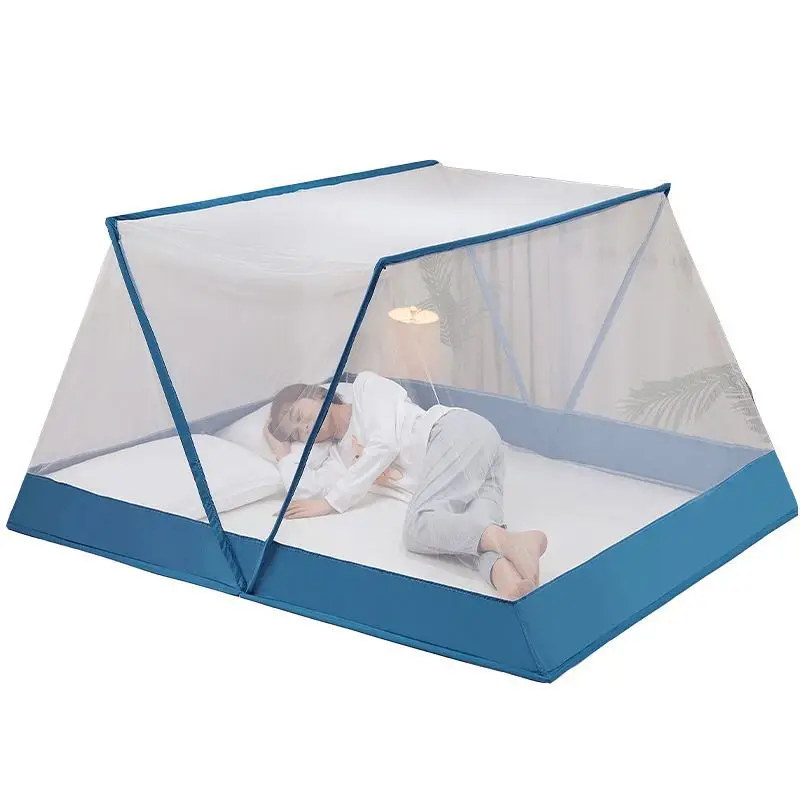 

Folding bed mosquito net household installation-free anti-mosquito, anti-insect, anti-fly office nap bedroom rural essential sup