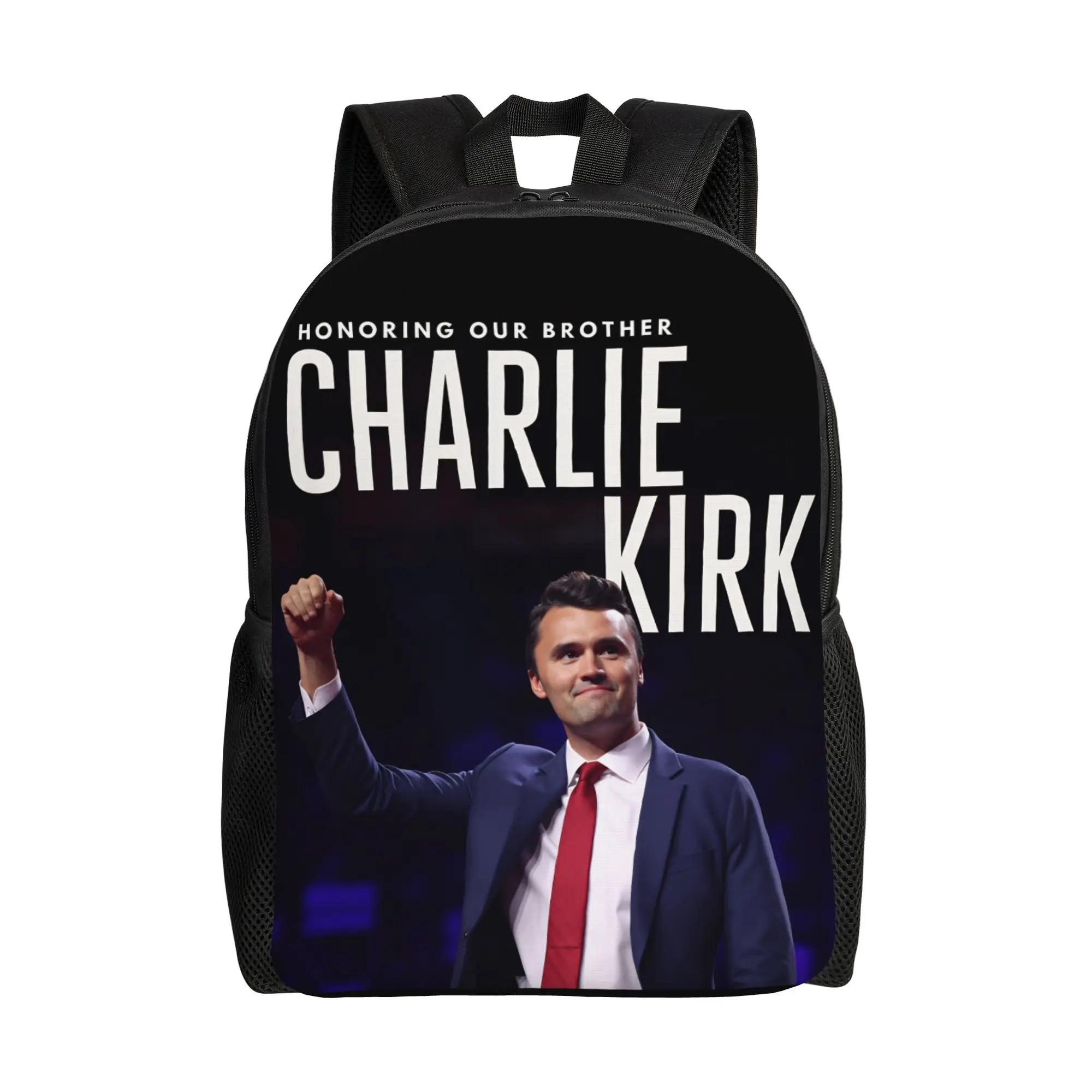 Rest in Peace Charlie Kirk Legends Backpack  Outdoor Backpacks Boy Kawaii High School Bags Designer Soft Rucksack