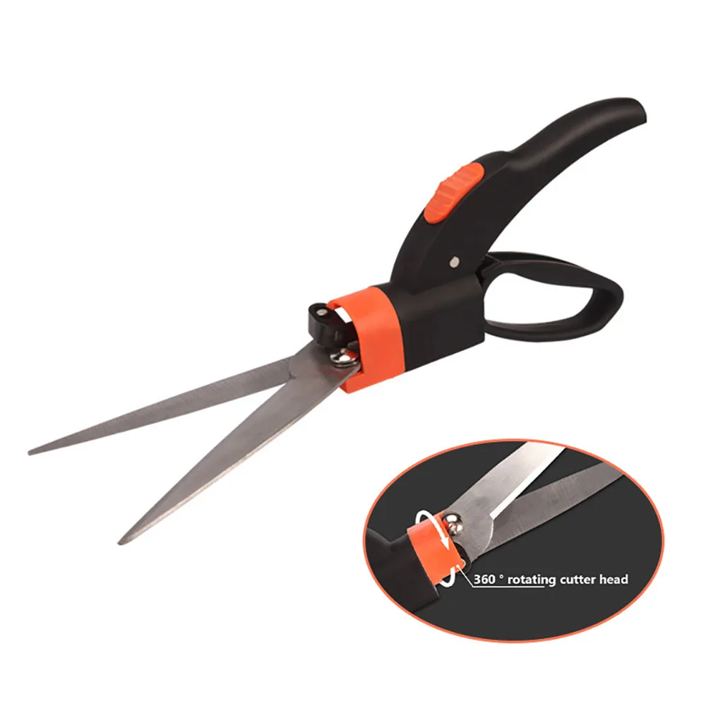 

Anti-Slip Grass Shears Hedge Shears Gardening Tools Handheld Lawn Trimming Borders Garden Boxwood Bushes Pruning Shear Scissor