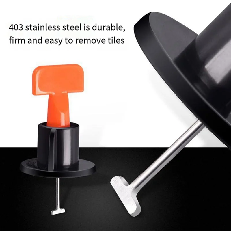 

50 Pieces Of Tile Leveler Set Kit Tile Leveler Clip Tile Positioning Artifact Tile Bricklayer's Auxiliary Tools Set Kit