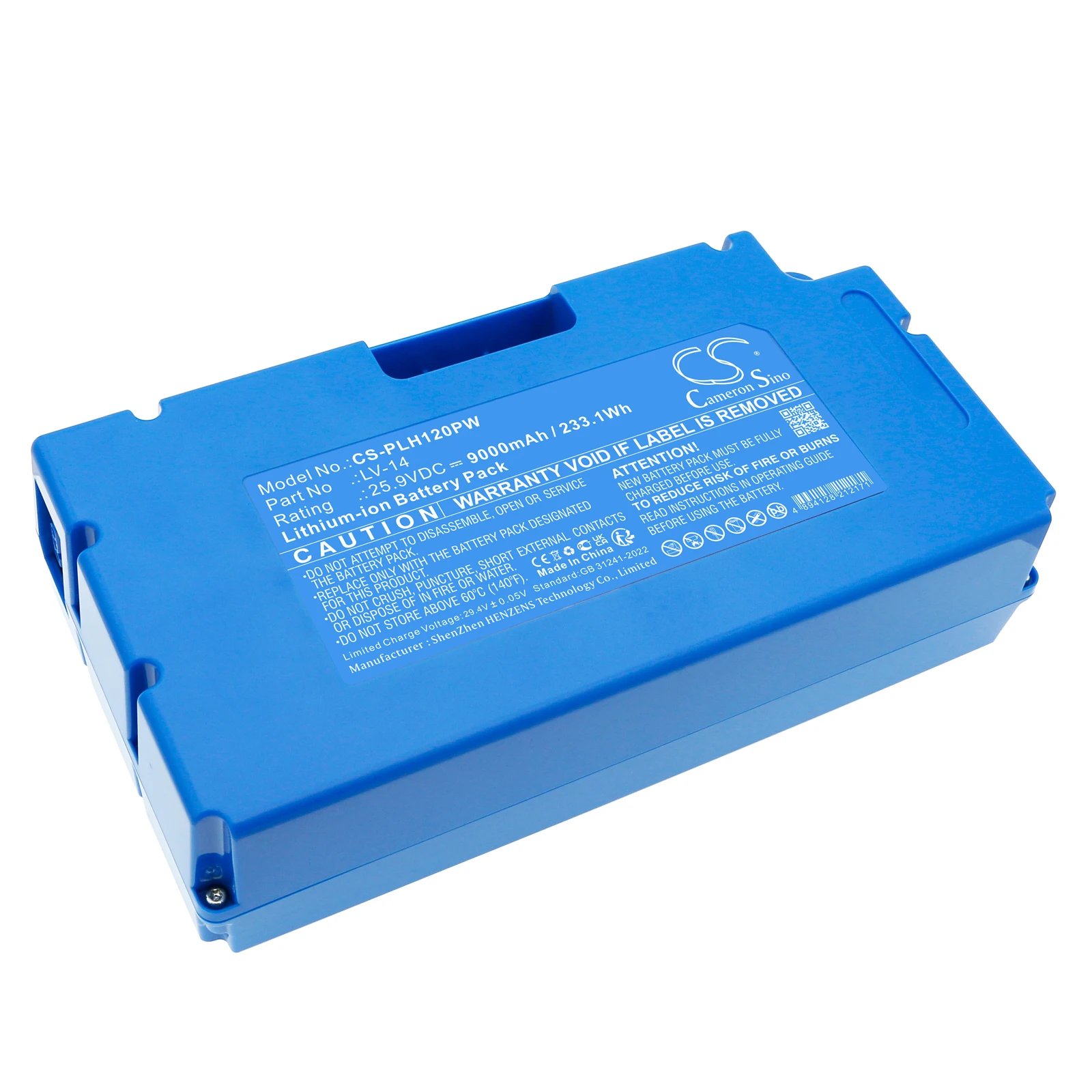 Battery for Polisher BP130LiIII,BP150LiII,BP90Li,F-30Li,H-12Li PN:LV-14,LV-925 (9000mAh) 25.9V